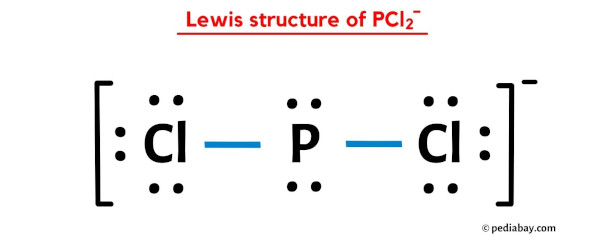 lewis structure of PCl2-
