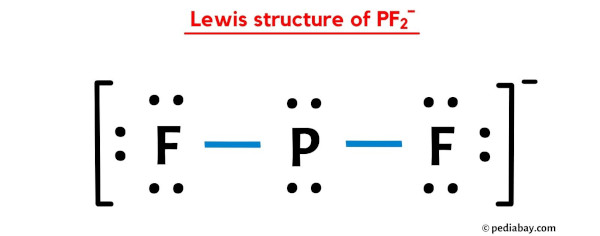 lewis structure of PF2-