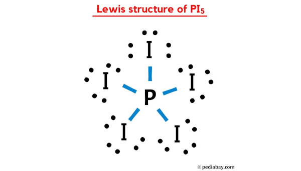 lewis structure of PI5