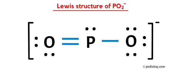 lewis structure of PO2-