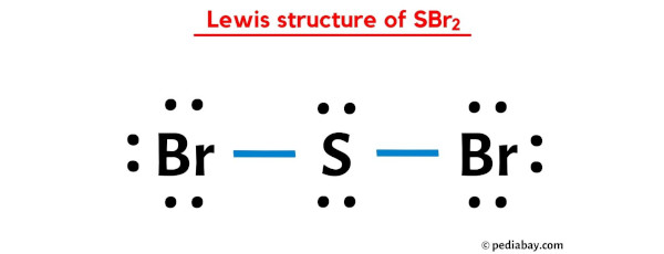 lewis structure of SBr2