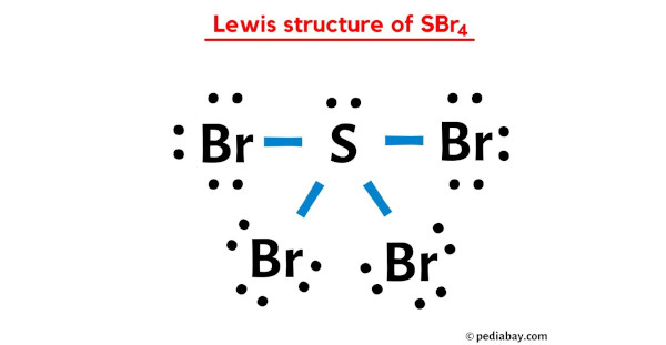 lewis structure of SBr4