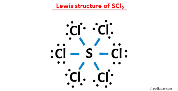 lewis structure of SCl6