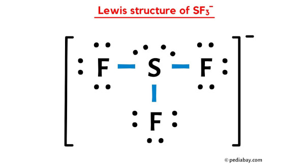lewis structure of SF3-