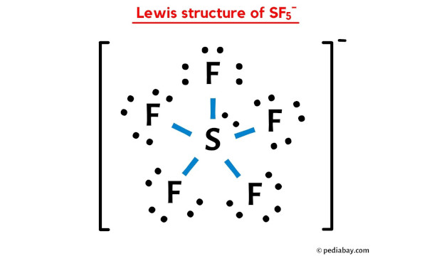 lewis structure of SF5-