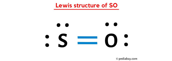 lewis structure of SO