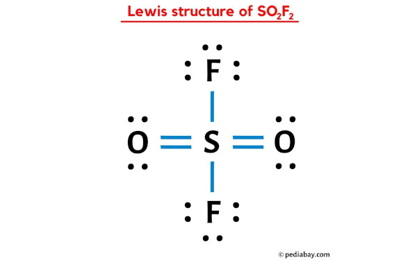 lewis structure of SO2F2