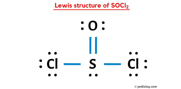 lewis structure of SOCl2