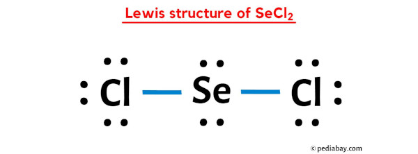 lewis structure of SeCl2