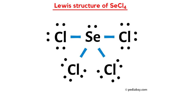 lewis structure of SeCl4