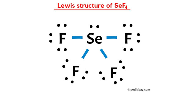 lewis structure of SeF4