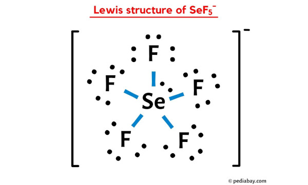 lewis structure of SeF5-