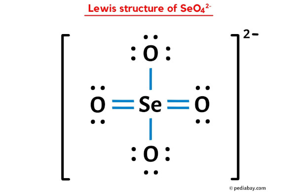 lewis structure of SeO42-