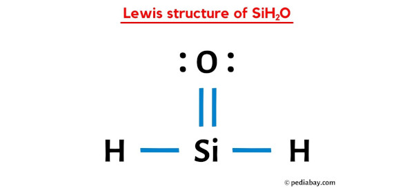 lewis structure of SiH2O