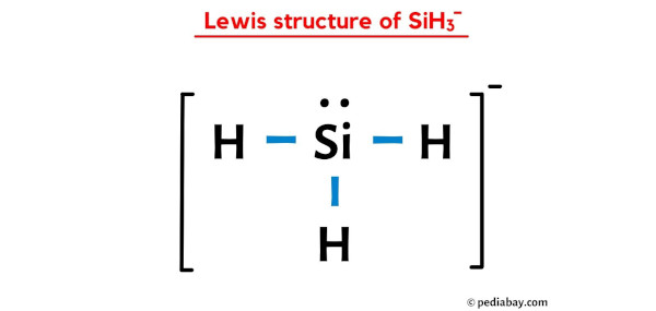 lewis structure of SiH3-