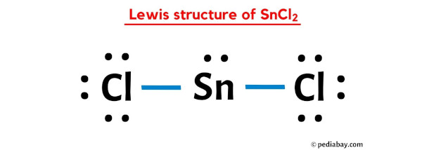 lewis structure of SnCl2