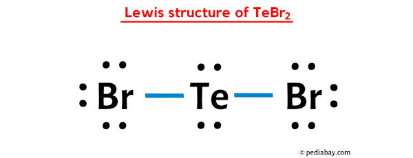 lewis structure of TeBr2