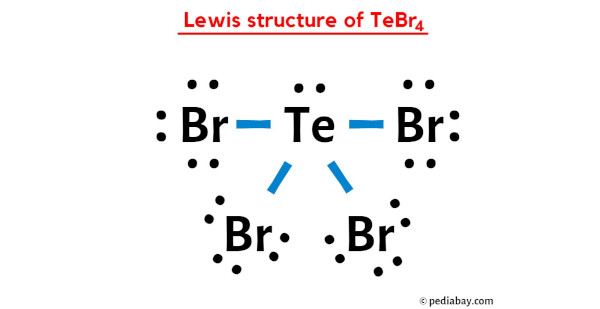 lewis structure of TeBr4