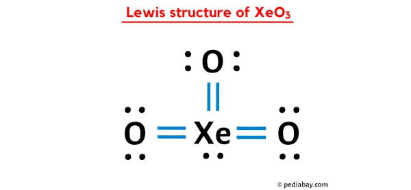 lewis structure of XeO3